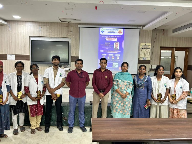Sri Venkateshwaraa Dental College students and faculty